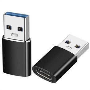 믹스MICS 1+1 메탈 알루미늄 USB C타입 to USB-A 3.2 10Gbps Type-C 변환젠더 2P