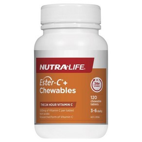 NutaLife Este C Chewables 뉴트라라이프 이스터 C 츄어블즈 120타블렛, 1개, 120정