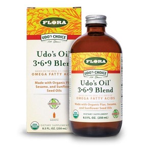 FLORA - Udo's Choice 오메가 369 오일 블렌드 250ml(8.5온스), FLORA - Udo's Choice, 오메가 369, 1개