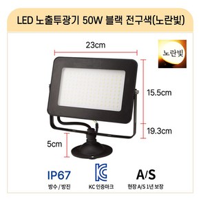 국산 LED공장등 led투광기 led투광등 삼성칩 고효율 50W 100W 150W 200W (AC DC) 공장등 방수 체육관등 주유소등 창고등 실외간판등 고천정형 사각투광기 간판등, 2개