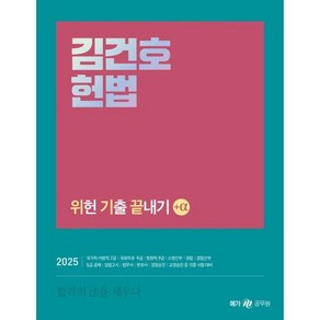 2025 김건호 헌법 위헌 기출 끝내기 +α, 메가공무원(넥스트스터디)