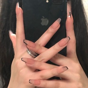 떨샵 간편하게 붙이는 네일팁 러블리 베스트, NAIL-N185, 2개