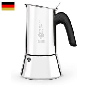 독일 Bialetti 비알레띠 뉴 비너스 에스프레소 모카포트 스테인리스 4컵, B08556XV39-0007254