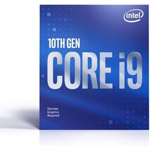 인텔 Coe i910900F 데스크탑 프로세서 10코어 그래픽 없음 LGA 1200 400 시리즈 칩셋 65W, 1개