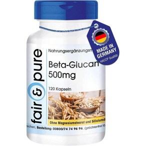 Fai Pue 퓨어앤퓨어 베타글루칸 500mg 오트밀 120정, 1개