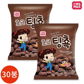 [코스모스제과] HACCP인증 초코팅촉 과자-스낵(30g), 30g, 30개