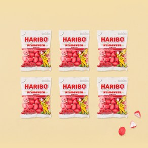 하리보 프리마베라 츄잉젤리, 80g, 6개