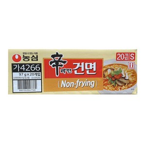 [커클랜드] 신라면 건면 97g 0507, 20개