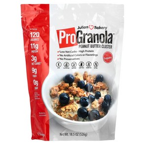 줄리안베이커리 PoGanola 땅콩 버터 클러스터 526g(18.5oz), 1개, 526g