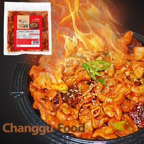 [창구식품] 직화구이 매콤양념 곱창 200g