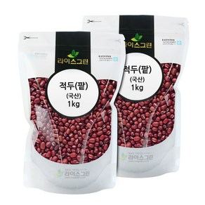 라이스그린 적두 국산 팥 1kg, 2개