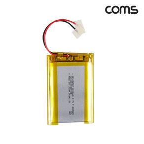 Coms 103450P 충전지 3.7V 2000mAh 리튬폴리머 배터리 UB135, 1개, 1개입