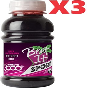 250ml 3병 비트잇 스포츠 나이트레이트 3000 Beet It Spot Nitate 3000