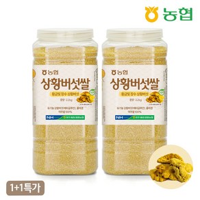 [1+1 특가] 농협 하나로라이스 상황 버섯쌀 대용량 [유기농 상황버섯원료], 2개, 2.2kg