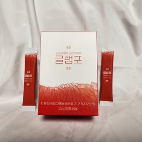 여성의 자신감 글램포 30포 대두 이소플라본 과라나추출분말 L-아르기닌 함유, 60g, 1개