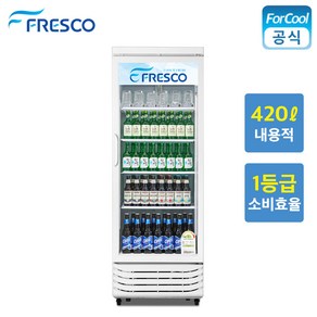 국내산 1등급 음료수 냉장고 FRE-465RD 업소용 캐리어 주류 약국 음료 냉장 쇼케이스, FRE-465RD지역별착불배송