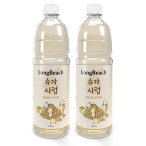 롱비치 카페 설탕시럽 1L 2개세트, 2개