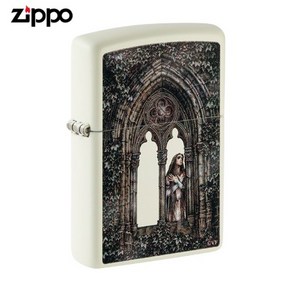 ZIPPO 라이터 야광 49838 UFO Design 야광 지포라이터 오일+심지+부싯돌 3종세트 포함