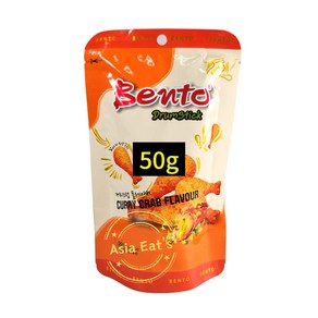 태국 Bento 벤또 드럼스틱 커리 크랩 플레이버 50g, 1개