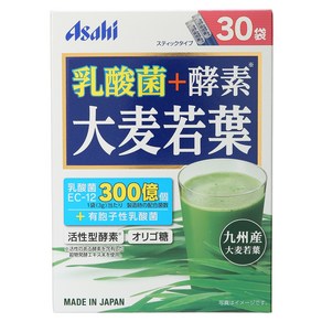 Asahi 유산균 + 효소 보리 새잎 30개입, 1개, 90g