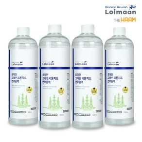 로이만 신형 그래핀 피톤치드 연무액 리필 업소용 가정용 피톤치드 탈취, 4개, 500ml