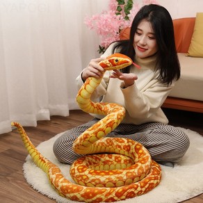 시뮬레이션 아이디어 뱀 모모 장난감 황금대 뱀 생장'의 생일 선물공자, 김뱀, 220cm(0_4kg)