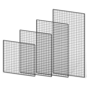 메쉬망 900x900-1800mm인테리어 철망 휀스망 진열대, 블랙