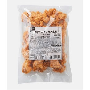 모노쉐프 치킨가라아게 1kg x 8봉 1BOX [순살가라아게], 8개