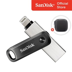 샌디스크 USB 메모리 iXpand Go 8핀 OTG 3.0 / USB 보관 케이스, 256GB