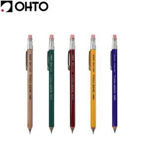 일본 OHTO 오토 목재 미니 샤프 0.5mm APS-350ES-YL, 1개, 상세페이지 참조, 상세페이지 참조