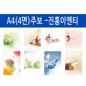 A4 4면주보(297 x 210mm)(1속100매) 31종-진흥이엔티, 1069