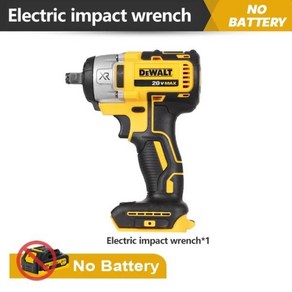 Dewalt DCF880 무선 임팩트 렌치 20V 2300RPM 충전식 13mm 전기 리튬 배터리 203Nm 전동 공구