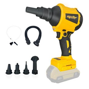 무선 공기 펌프 먼지털이 Dewalt 18V 20V 최대 배터리 브러시리스 압축 청소용 송풍기, 1개