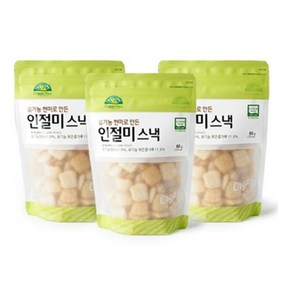 오가닉스토리 유기농 현미로 만든 인절미 스낵, 65g, 6개