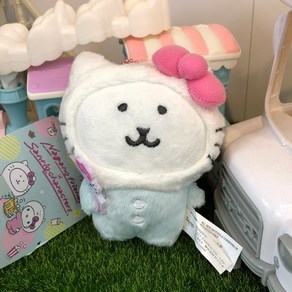 헬로키티 탈을 쓴 농담곰 인형 키링 10cm, 1개