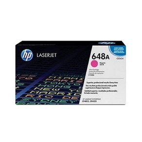 HP 647A+648A 정품토너 CE260A검정 CE261A파랑 CE262A노랑 CE263A빨강 CP4025 CP4525 CM4540 MFP, 빨강, 1개