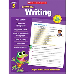 (영문도서) Scholastic Success with Witing Gade 5 Papeback, Scholastic Teaching Resouces, English, 9781338798753