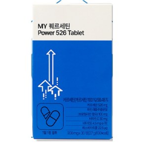 MYHLAB 퀘르세틴 파워 526 타블렛 브로멜라인 레스베라트롤 900mg 30정, 1개