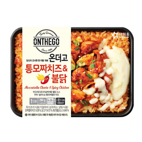 아워홈 온더고 통모짜치즈 불닭 290g 냉동도시락, 3개