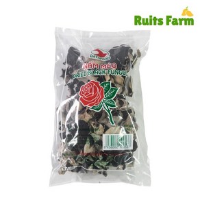 [루츠팜] 베트남 건목이버섯 100g 건조 목이버섯 흑목이버섯 장미표 목이버섯 Nam Meo black fungus