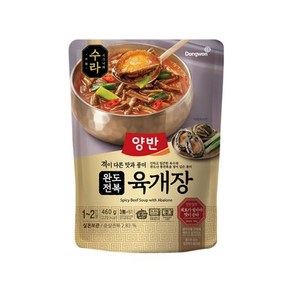 양반 수라 완도 전복 육개장, 460g, 1개