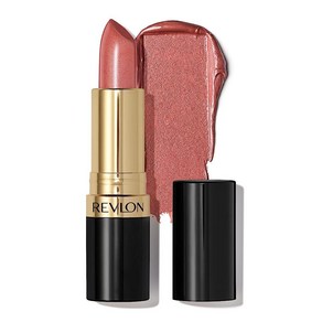 Revlon 수퍼 로스트러스 립스틱 핑크 펄 로즈앤샤인 619 [100%정품], 619 로즈 앤 샤인, 1개