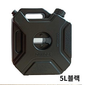 오일 통 기름통 예비 오프로드 차량 휴대용, 5L블랙, 1개