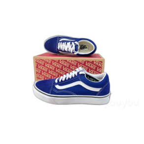 [YUYU] VANS 반스 Old Skool 올드스쿨 띠어리 비콘 블루 + 페이크삭스 1P