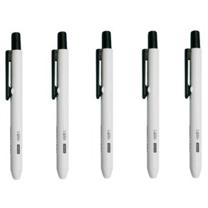 네임펜 1+1+1+1+1 (5개세트), 블랙 5개