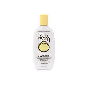 [Sun Bum] 선범 쿨다운 비건 및 저자극성 알로에 베라로 일광 화상 통증 완화 및 수분 공급 237mL, 1개