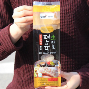 꿀맛컴퍼니 마늘편육(새우젓동봉) 500g (냉동), 1개