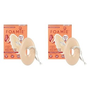 독일 비건 포미 Foamie 바디클렌징바 샤워바 파파야 오트밀 80g 2개