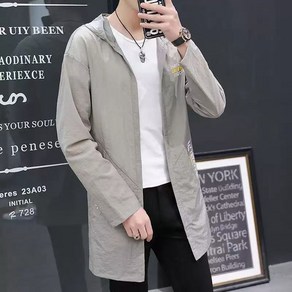 남자 반코트 여름 자켓 코트 간절기 트렌치 얇은 롱코트 JoYouth