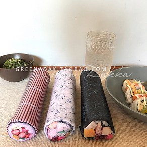 특이한 김밥 필통 꾸미기 대학생 고등학생 신학기 선물, 김밥필통